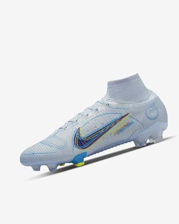 Nike Mercurial Superfly 8 Elite FG Grises Azules Claro Azules Azules | MX 2609